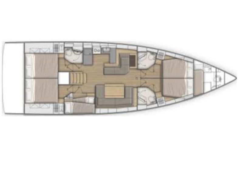 Book yachts online - sailboat - Oceanis 51.1 - Infinity - rent