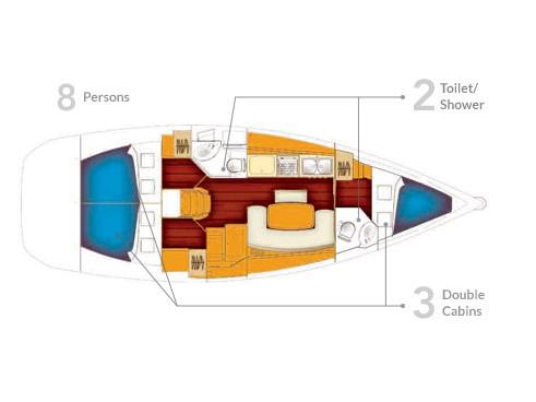 Book yachts online - sailboat - Cyclades 39.3 - Armilla - rent