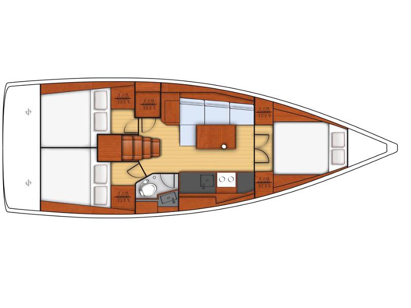 Book yachts online - sailboat - Oceanis 38.1 - Chica - rent