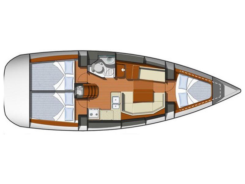 Book yachts online - sailboat - Sun Odyssey 36i - Kos36.1 - rent