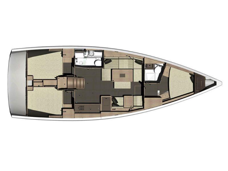 Book yachts online - sailboat - Dufour 410 Grand Large - Maja FB - rent