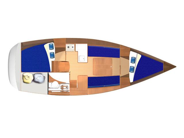 Book yachts online - sailboat - Dufour 325 Grand Large - Alma R  - rent