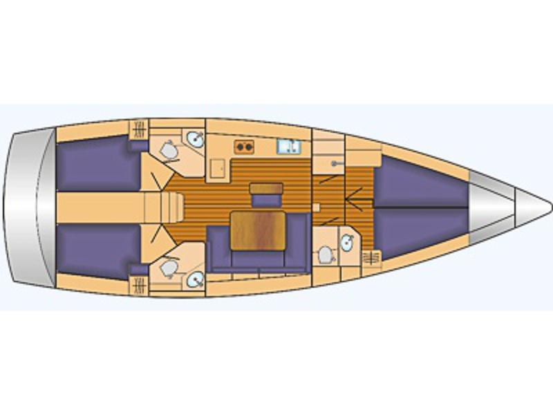 Book yachts online - sailboat - Bavaria Cruiser 46 - Libertá (Modell 2016, boated 2016) - rent