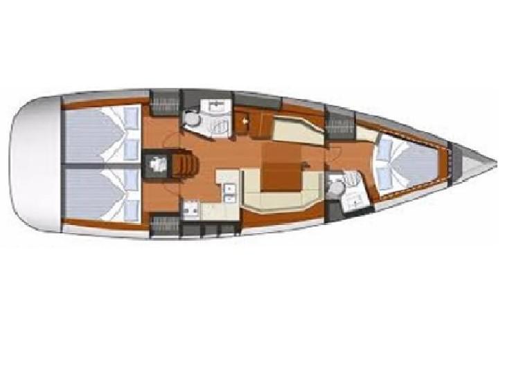 Book yachts online - sailboat - Sun Odyssey 42i - Travels with Tin Tin IV - rent
