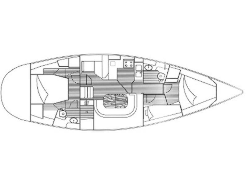 Book yachts online - sailboat - Wauquiez Pilot Salon 43 - Hnoss II - rent