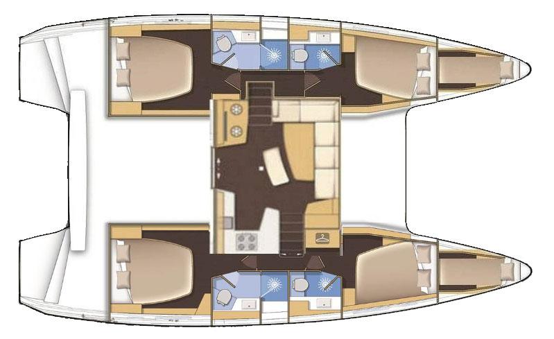 Book yachts online - catamaran - Lagoon 42 - MEERKAT - rent