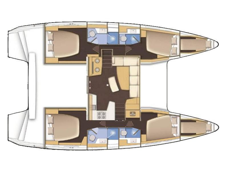 Book yachts online - catamaran - Lagoon 42 - MEERKAT - rent