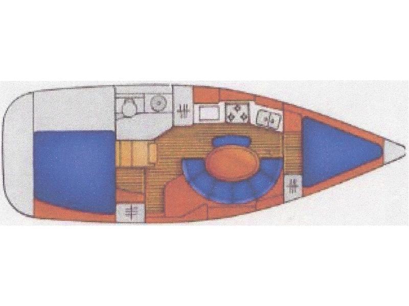 Book yachts online - sailboat - Sun Odyssey 34.2 - Papalagi - rent