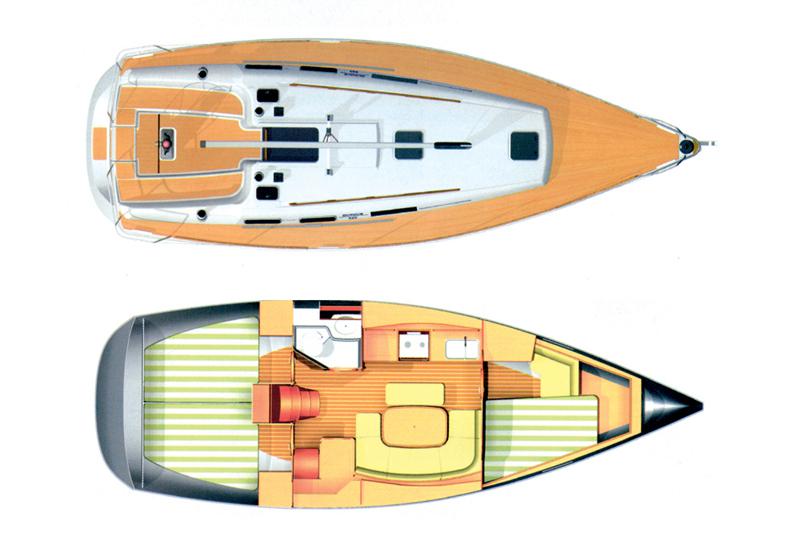 Book yachts online - sailboat - Dufour 365 GL - Tatomir - rent