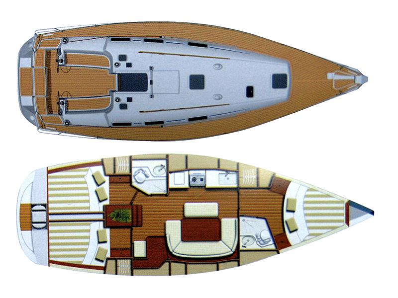Book yachts online - sailboat - Dufour 385 GL - Frodo - rent