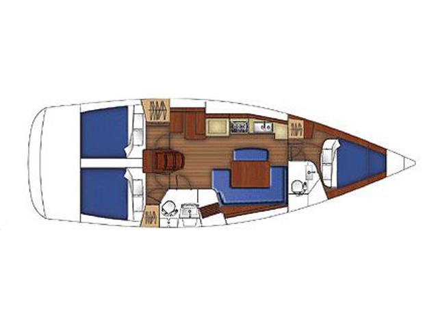 Book yachts online - sailboat - Oceanis 40 - Fryda - rent
