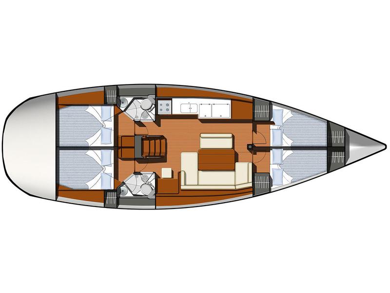 Book yachts online - sailboat - Sun Odyssey 44 i_2009_ - SY_2050 - rent