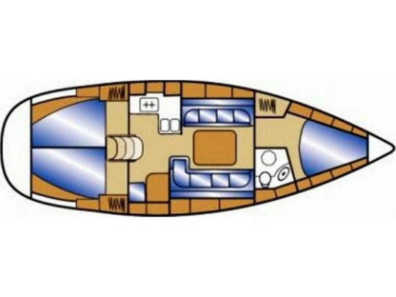 Book yachts online - sailboat - Bavaria 37 Cruiser - SILVIJA - rent