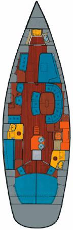 Book yachts online - sailboat - Bavaria Cruiser 51 - Aura - rent