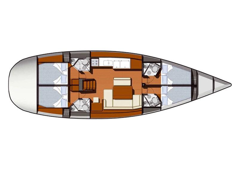 Book yachts online - sailboat - Sun Odyssey 49 - Captain Stathis/Refitted 2016 - rent