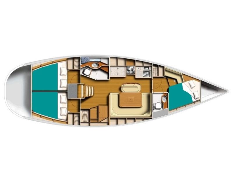 Book yachts online - sailboat - Harmony 42 - Nerina - rent