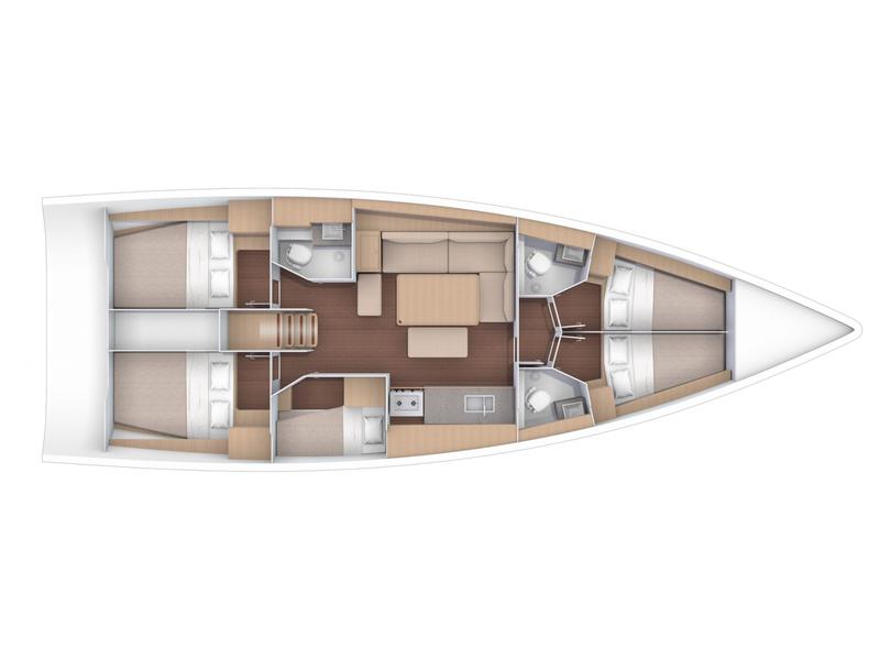 Book yachts online - sailboat - Dufour 470 - CUPID - rent