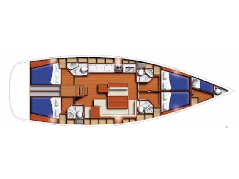Book yachts online - sailboat - Oceanis 50 Family - Ethereum - rent