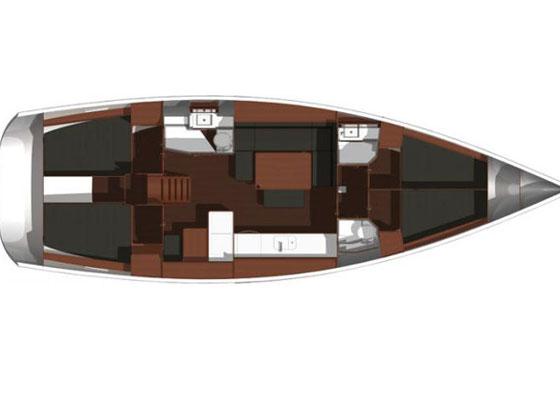 Book yachts online - sailboat - Dufour 445 GL - Vieni via con me  - rent