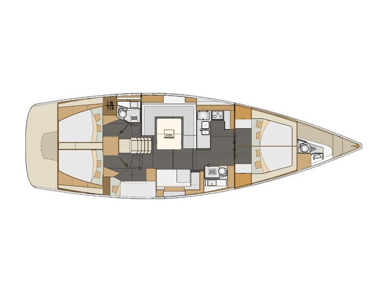 Book yachts online - sailboat - Elan 494 Impression - Wild Wind - rent