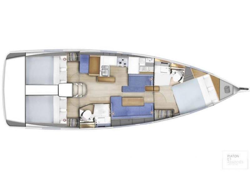 Book yachts online - sailboat - Sun Odyssey 410 - Lyra - rent