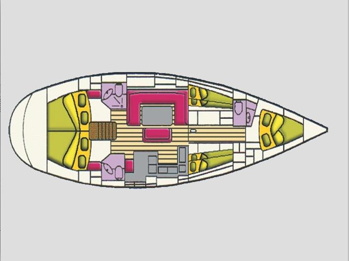 Book yachts online - sailboat - Bavaria 50 Cr - Sirius - rent