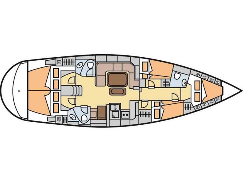 Book yachts online - sailboat - Bavaria 49 - Kos 49 - rent