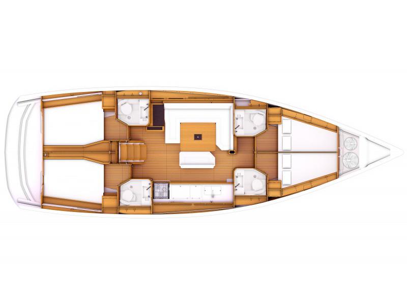 Book yachts online - sailboat - Sun Odyssey 479 - SO479-18-K - rent