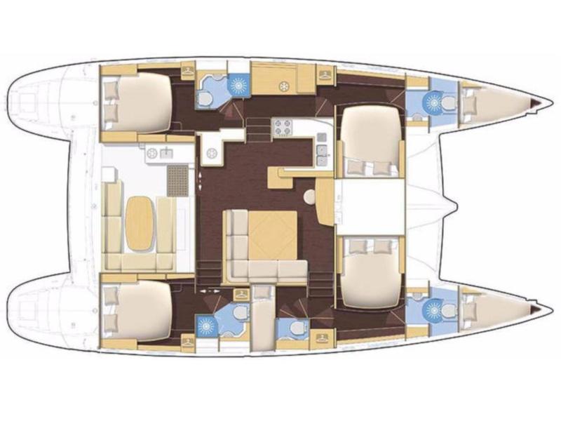 Book yachts online - catamaran - Lagoon 500 Flybridge - Friendship  - rent