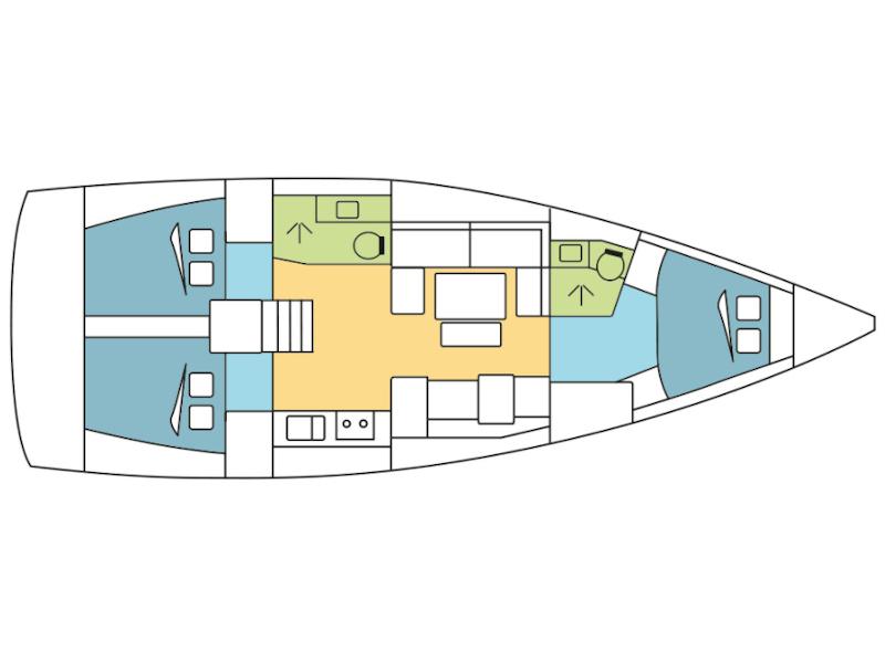 Book yachts online - sailboat - Dufour 412 Grand Large - Ishia - rent