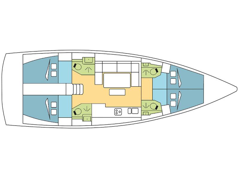 Book yachts online - sailboat - Dufour 460 Grand Large - BACH_DB - rent