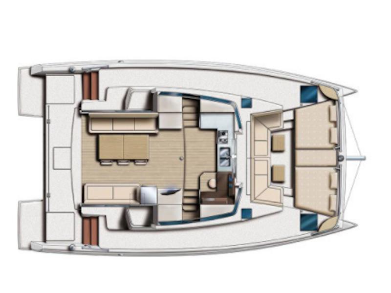 Book yachts online - catamaran - Bali 4.0 - Kia Ora II - rent