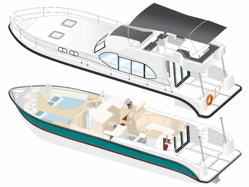 Book yachts online - motorboat - Quattro Fly C - Fitou - rent