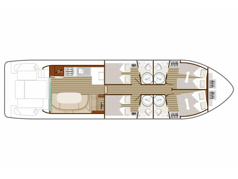 Book yachts online - motorboat - Octo Fly C - LUPSTEIN FR - rent
