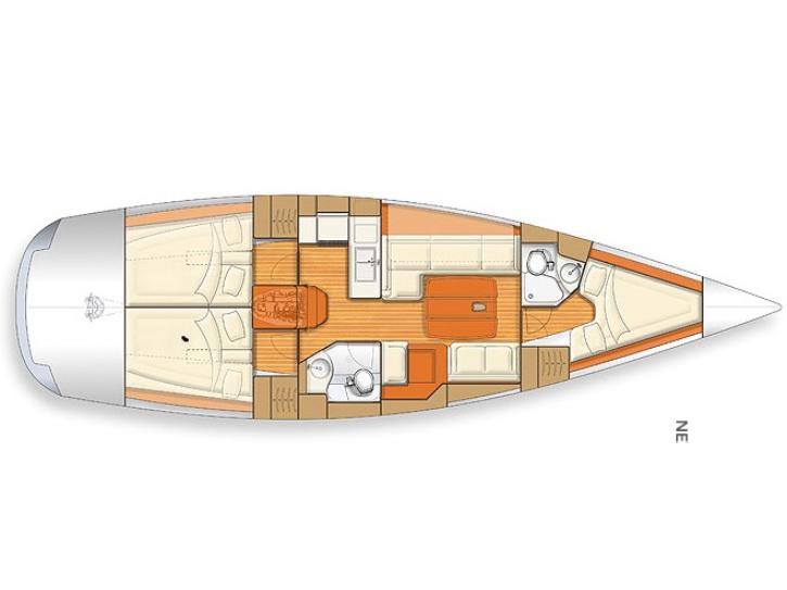 Book yachts online - sailboat - Salona 42 - Ramande - rent