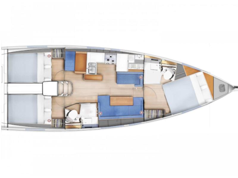 Book yachts online - sailboat - Sun Odyssey 410 - marelli - rent