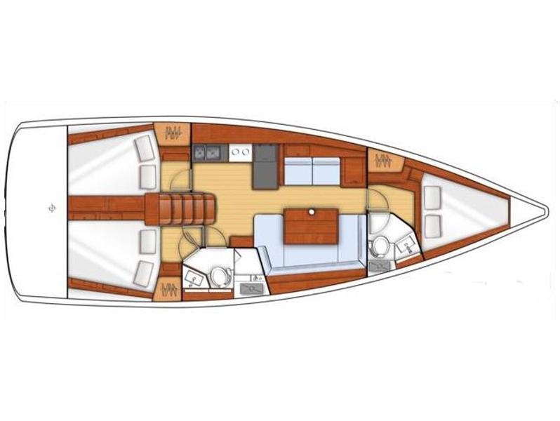 Book yachts online - sailboat - Oceanis 41 - Sea Lion - rent