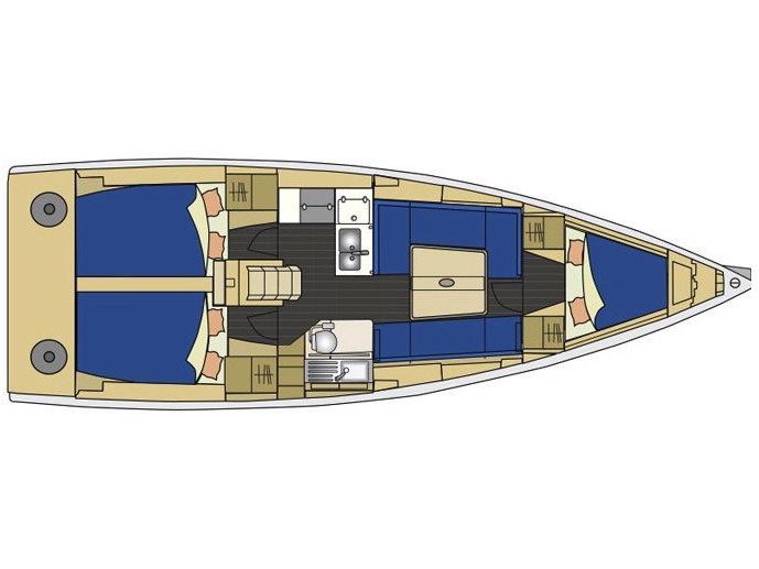 Book yachts online - sailboat - Elan 350 - TANGO - rent