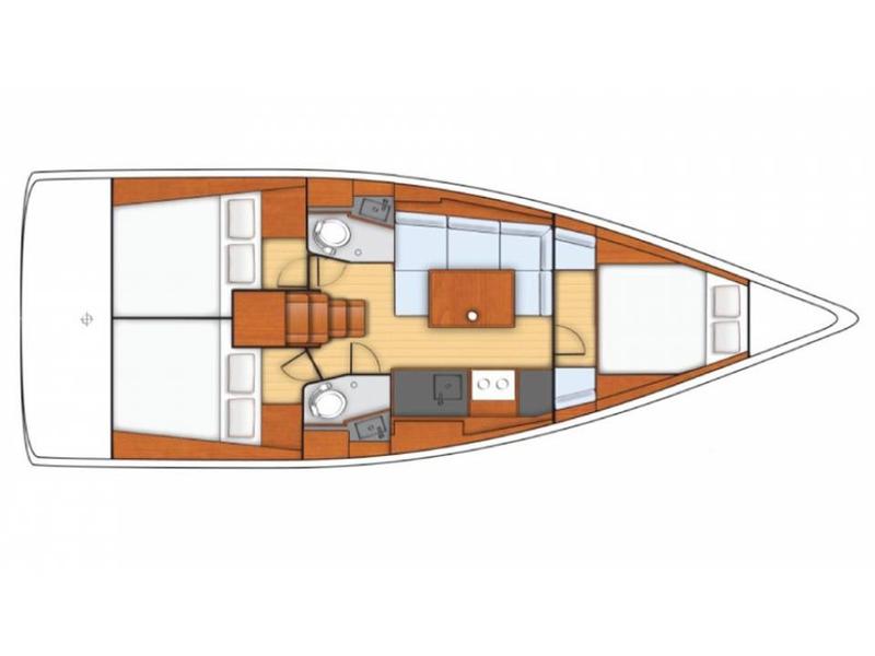 Book yachts online - sailboat - Oceanis 38.1 - BELLAGIO - rent