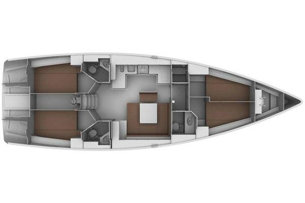 Book yachts online - sailboat - Bavaria 45 Cruiser - Leos-A/C in saloon - rent