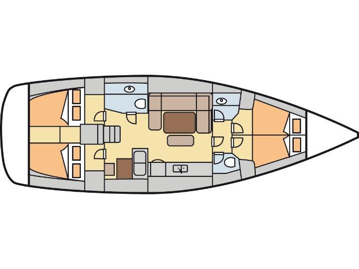 Book yachts online - sailboat - Dufour 445 GL - Pyrrha - rent