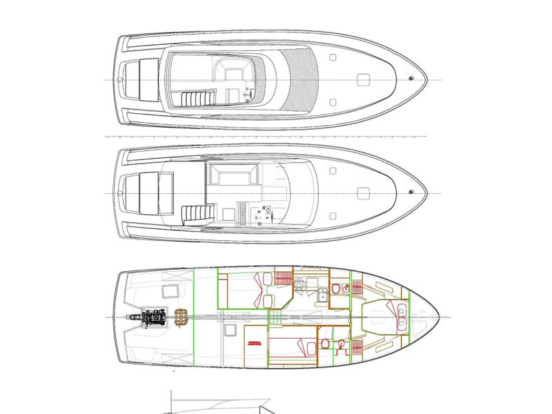 Book yachts online - motorboat - Cyrus 13.8 Flybridge - Punta I - rent