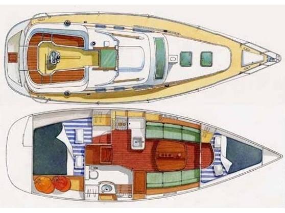 Book yachts online - sailboat - Oceanis 323 - Lady Lu - rent