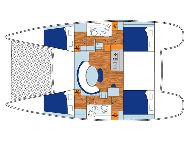 Book yachts online - catamaran - Lagoon 380 - My Shangri-La - rent