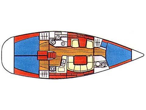 Book yachts online - sailboat - Sun Odyssey 40 - Sandy Ann - rent