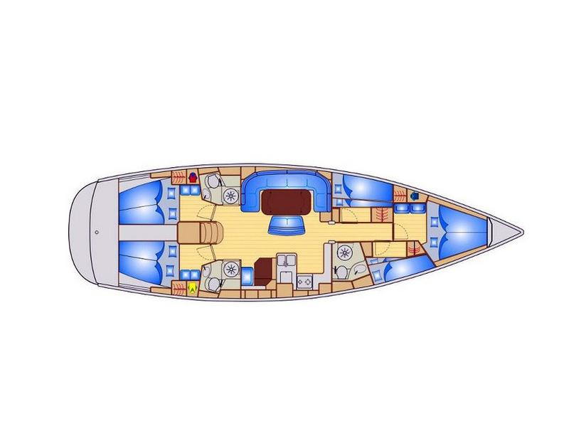 Book yachts online - sailboat - Bavaria 50 Cruiser - Tina - rent