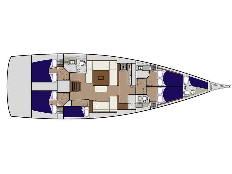 Book yachts online - sailboat - Dufour 560 - Lydia II - rent