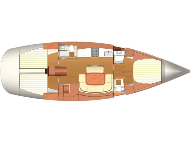 Book yachts online - sailboat - Dufour 455/3cab./RM - Sea Pearl - rent