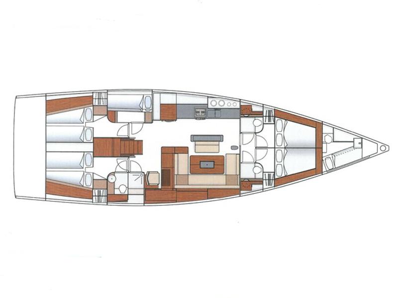 Book yachts online - sailboat - Hanse 575 - Marina Estrella Four - rent
