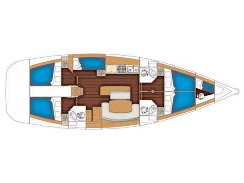 Book yachts online - sailboat - Oceanis 50 Family - Isabella - rent